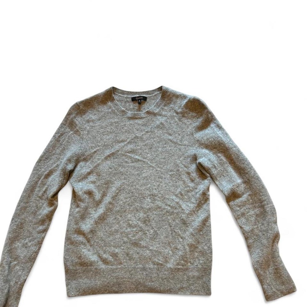 Quince gray super soft Mongolian cashmere sweater in size S